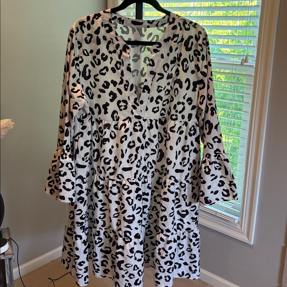 Snow Leopard Dress PTP 24”